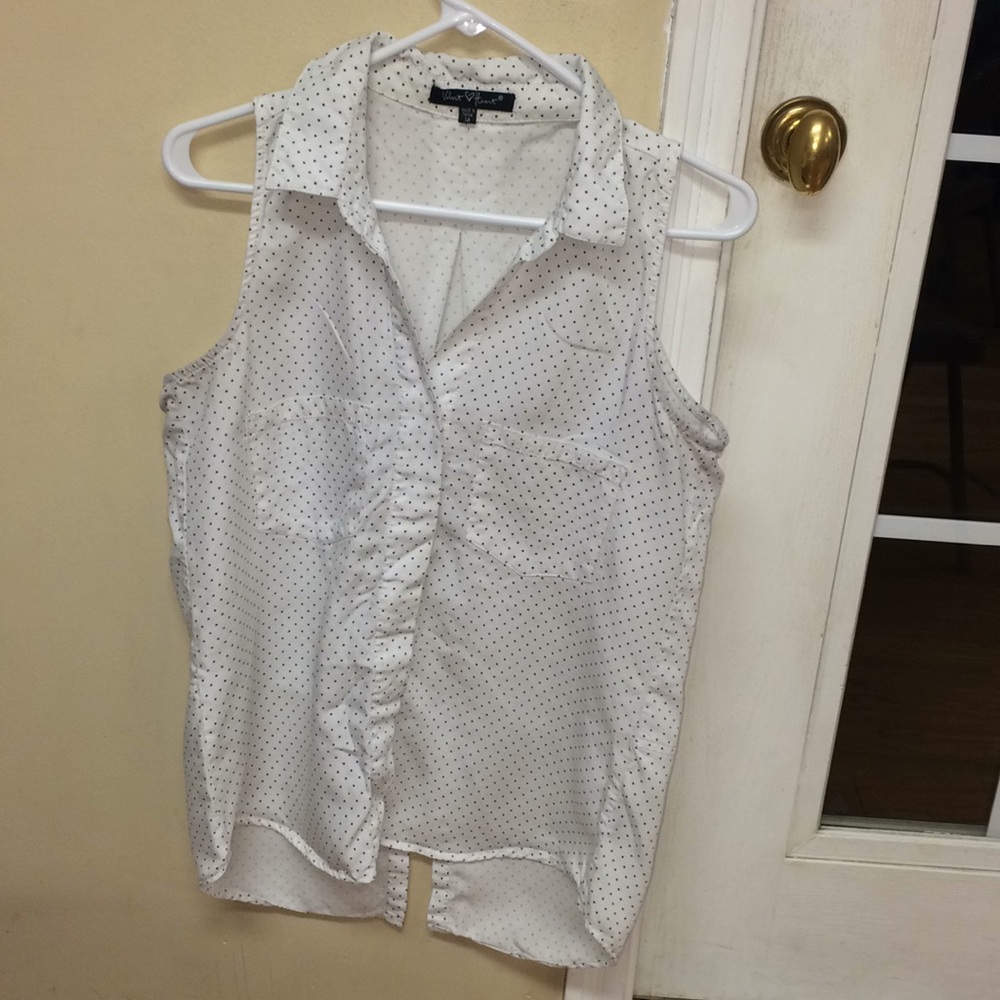 Button-down Velvet Heart tank top